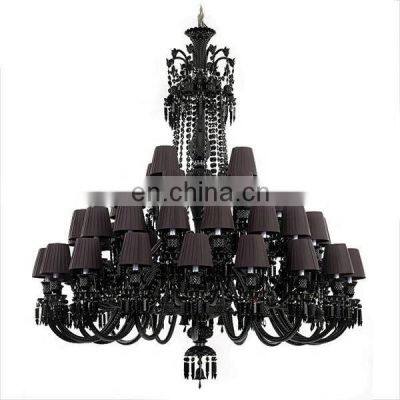 Classic Crystal Chandelier Luxurious Energy-Saving Indoor Lighting Fixtures with Switch Control for Home Decoration