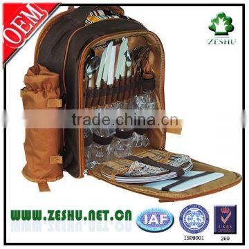 2015 Oem Cheap Designer Oxford Picnic Backpack Bag Set photo-1