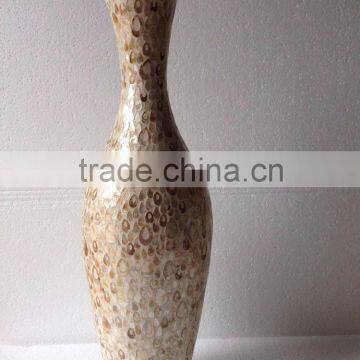 Best selling High quality MODERN natural mother of pearl inlay vase from Vietnam