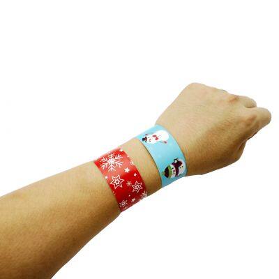 Colorful Circle Hand Bracelet Christmas Slap Bracelet Party Gifts Wristband photo-4