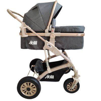 Hot Selling Newborn Baby Stroller With Suspension Trolley Carry Cot for Sleep and Sit Economical Option