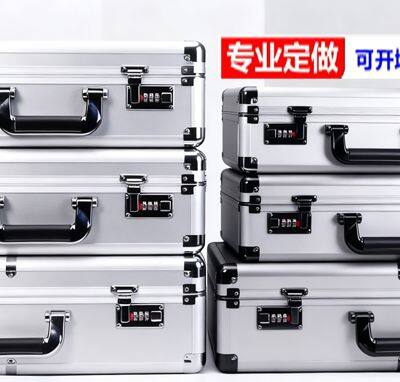 Professional Aluminum Tool Case Series - Black & Silver Collection for Heavy-Duty Equipment Storage photo-2