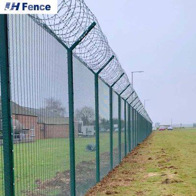 Customized South Africa Powder Coated Clear View 358 Anti Climb Railway Perimeter Welded Metal Wire Mesh Fencing photo-5