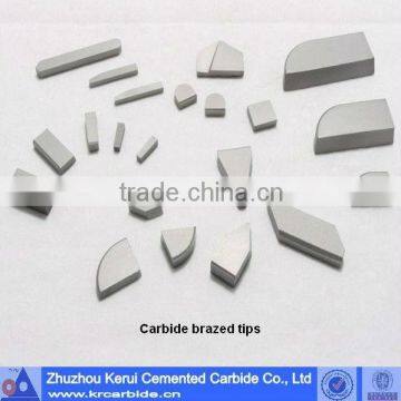 Brazed tool carbide blank for turning tools