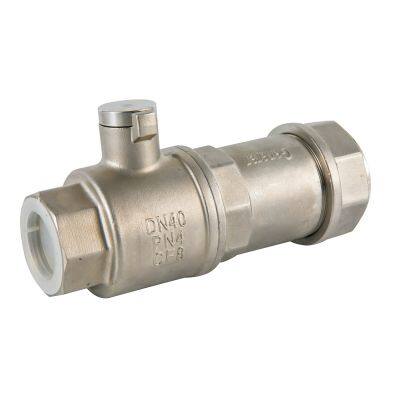 304 Stainless Steel Sleeve Type Anti-Theft Ball Valve With Lockable Handle
