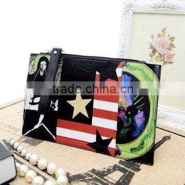 Flog Star Printing Clutch Women Handbags Shoulder Messenger Bag Crossbody Bags photo-2