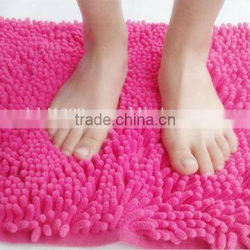 2016 most popular factory direct women's helper microfiber small chenille door mats