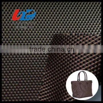 Polyester Jacquard Woven Fabric With PU/PVC Coating For Bags/Luggages/ShoesUsing