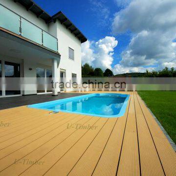 Wood Composite Decking/flooring for Outdoor Decoration Durable WPC Material