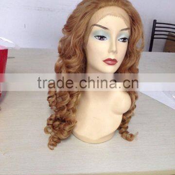 High temperature treatment synthetic wig any color can be choosed