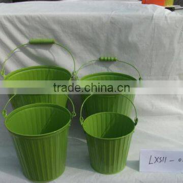 set of 4 green Bucket