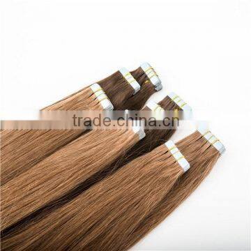 russian human hair tape in hair extensions