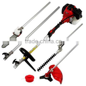 Garden Hedge Trimmer 5 in 1 Petrol Strimmer Chainsaw Brushcutter Multi Tool 52cc photo-2