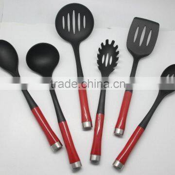 6PCS S/S+PP HANDLE NYLON KITCHEN TOOL SET, RED & HEAVY & BRIGHT TOOLS photo-2