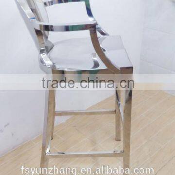 Stainless Steel Base High Chair Bar Stool Quality Choice photo-4