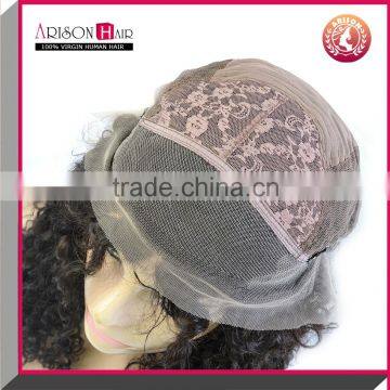 Wholesale Brazilian 100% Human Hair Curly Lace Front Wig for Black Women