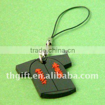 Clothes Model Cell Phone Chain Soft Pvc