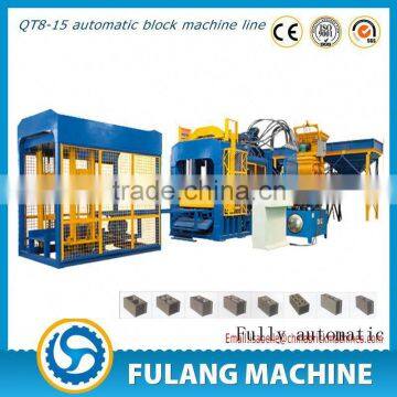 Price for QT8-15 Full automatic concrete block making machines Full automatic foam concrete brick making machine