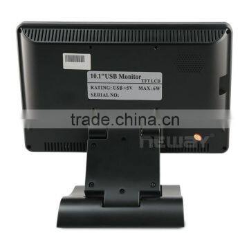 10.1 Inch 4 Wires Resistive Touch Lcd Display Led Monitor With Usb Input