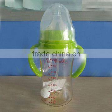 Wholesale BPA Free 240ML Infant PPSU Baby Feeding Bottle With Handle