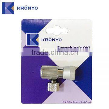 KRONYO co2 gas cartridge co2 cylinder valve gas cylinder adapter