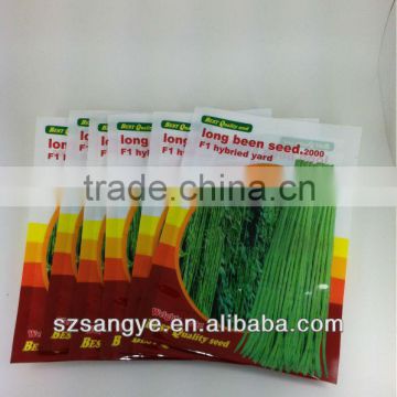 Matte printing plastic tea bags/side gusset aluminum foil bag