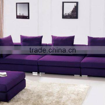 Beatiful color Classic I shape fabric recliner sofa high quality home furniture