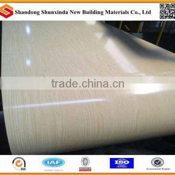 wood design color coated steel coils/PPGI /prepainted steel coil