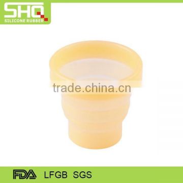 Food grade folding silcione drinking cup