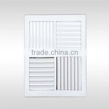 square lattice plastic air vent louver P400