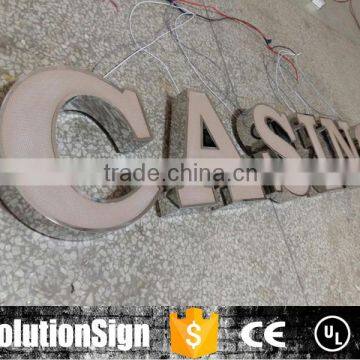 led channel letter signage in high brightness lighted led letter sign