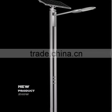 Solar single arm LED street lamp post conversion kit