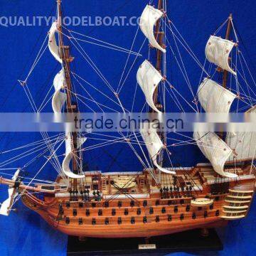 HMS VICTORY WOODEN TALL SHIP MODEL