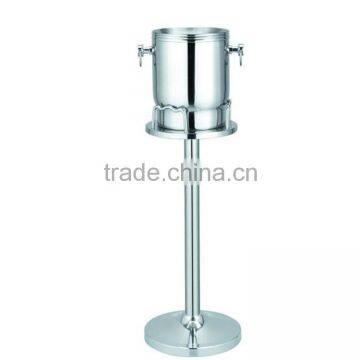 Stainless Steel Ice Bucket with Stand/Large Champagne Ice Bucket for Bar