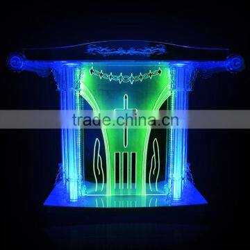 GH-4769 Factory Price Modern Design Clear Acrylic Church Pulpit Supplier's Choice photo-3