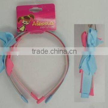 2PCS RIBBON COVER BOW HEADBAND