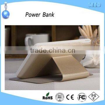 Top quality leather case usb power bank