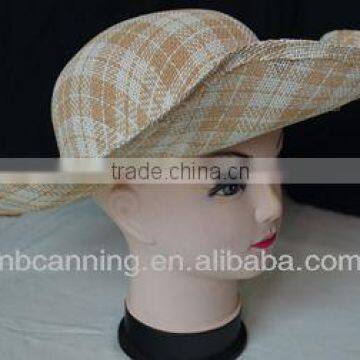 Ladies wide large brim summer beach sun straw hat