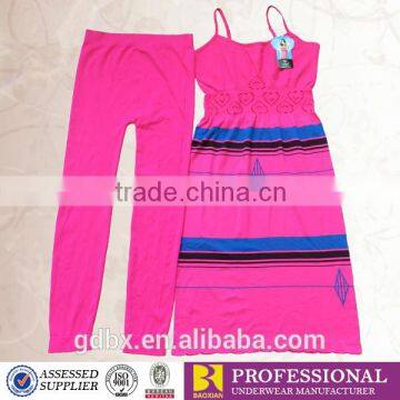 Lady Seamless Dress With Long Pants, Lady Dress