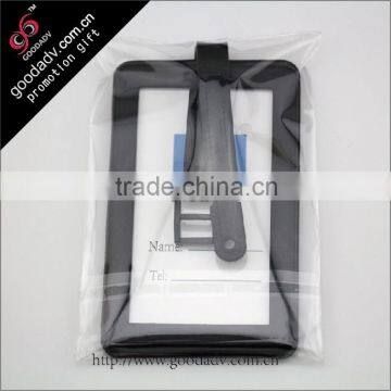 Wholesale factory price PVC silicone tag luggage tag strap