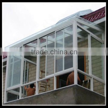 Soundproof glass sunshine house