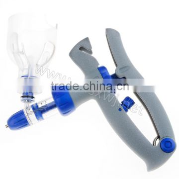 New Veterinary Syringe plastic pistol type automatic injector