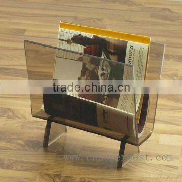 Customized foot standing acrylic book holder