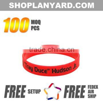 Popular Advertising promotion silicon wristband