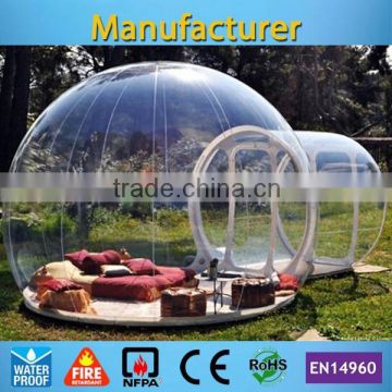 transparent outdoor inflatable bubble camping tent