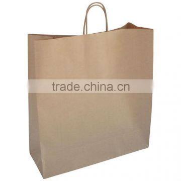 custom printing brown kraft paper bag with paper handle                        
                                                Quality Choice