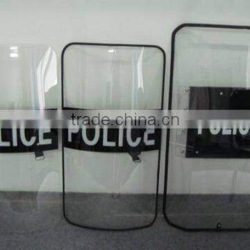 ISO Certificated 100% Bayer Material Solid Polycarbonate Bullet Proof Police Riot Shield
