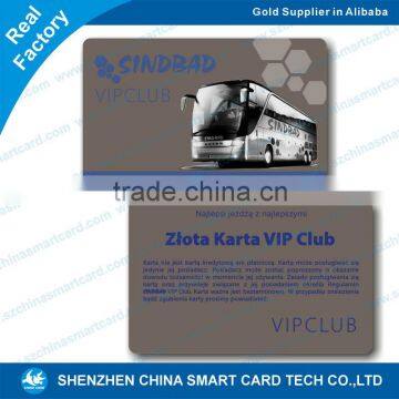 printed pvc numbered plastic membership cards