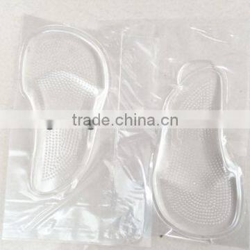 2014 transparent nonslip silicone insoles