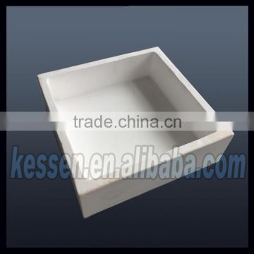 High purity Silica / quartz / SiO2 opaque ceramic insulators